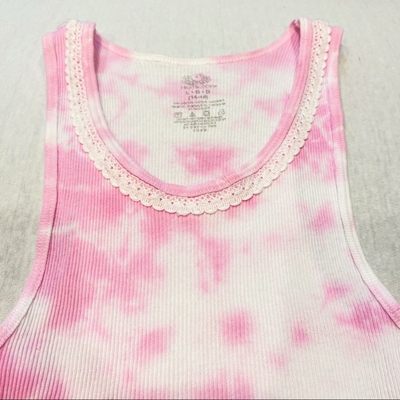 PINK TIE DYE TANK TOP - Picture 2 of 3